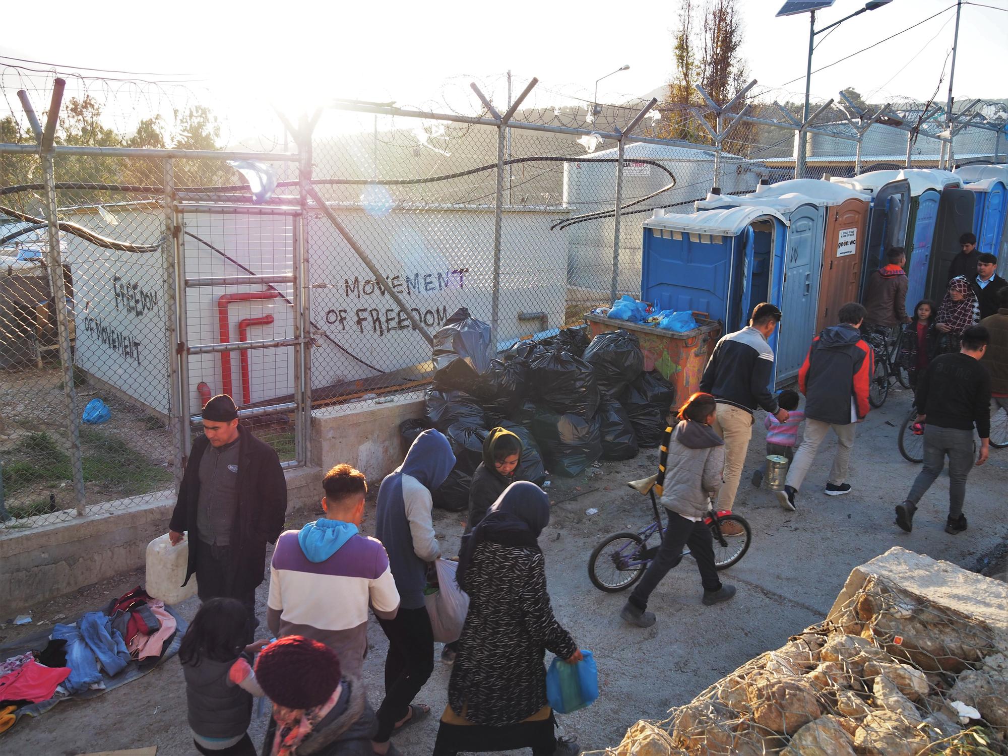 Campo refugiados moria